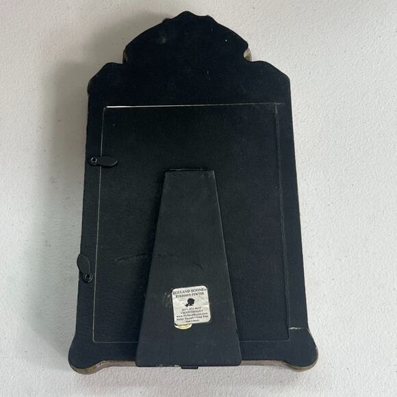 Holland and Boone Pewter Ornate Frame Mirrored Border & Filigree Design - Picture 9 of 15